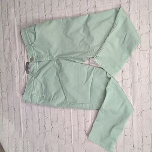 Wit & wisdom seafoam green cropped jeans size 8